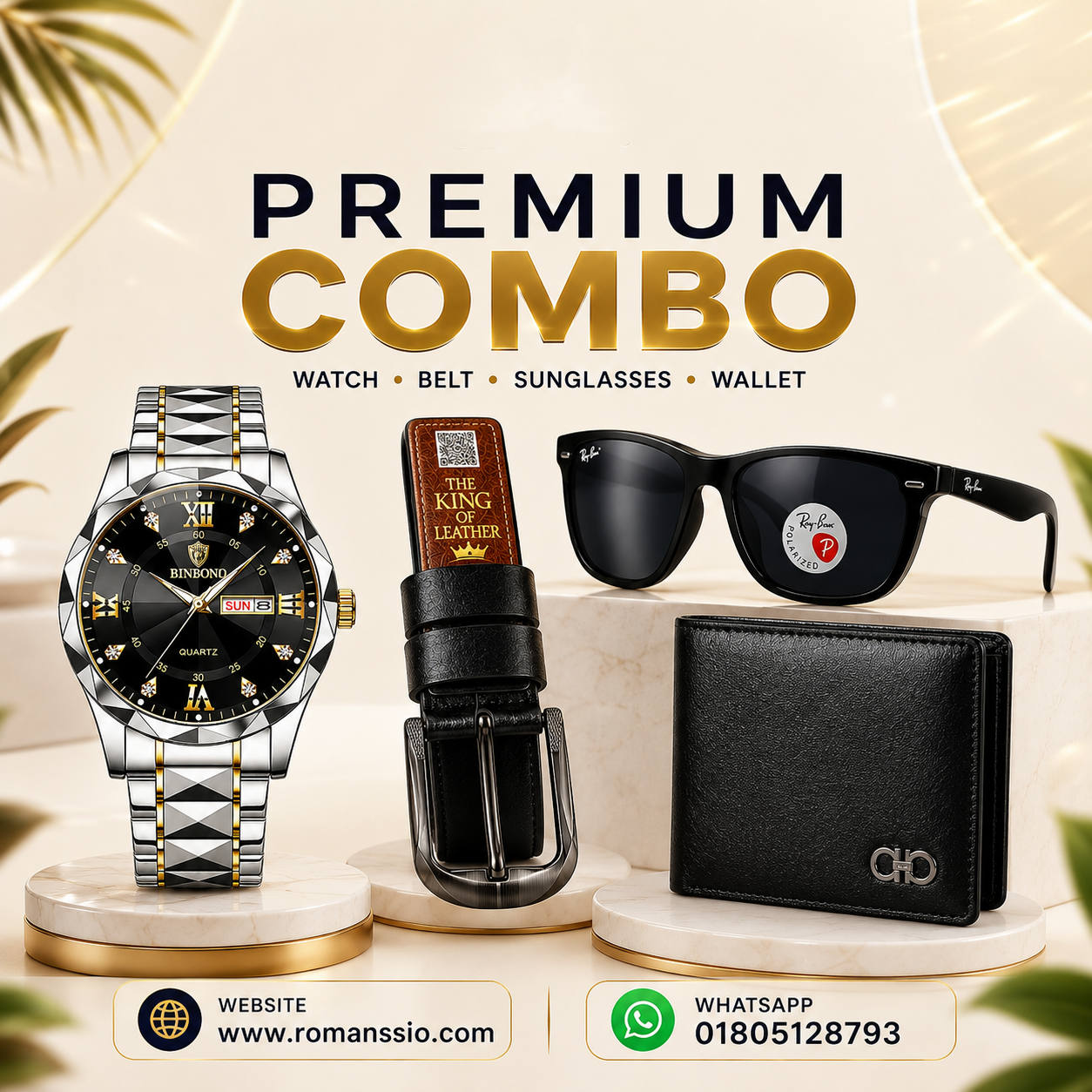 Combo-3 ROMANSSIO Premium Men's Fashion Combo - Image 1